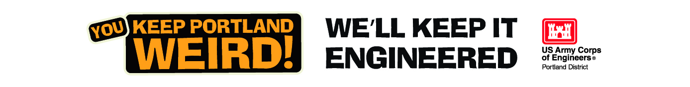 U.S. Army Corps of Engineers Portland District official logos